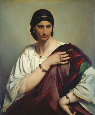 Portrait of a Roman Woman by Anselm Feuerbach