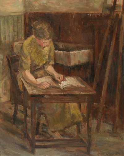 Girl reading (II) by Anthea Durose