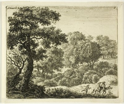 The Two Horsemen by Anthonie Waterloo