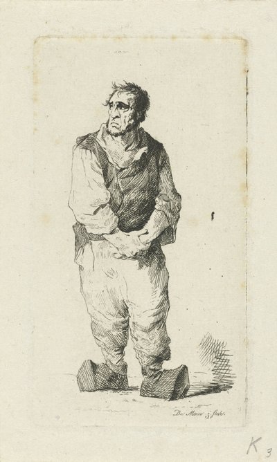 Man in Clogs by Anthonie Willem Hendrik Nolthenius de Man
