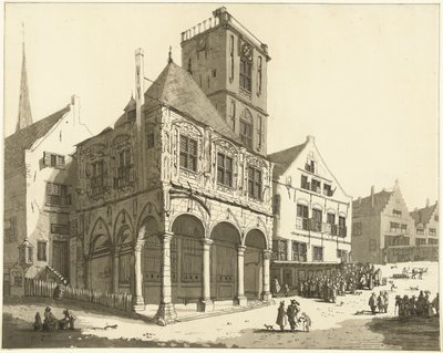 The Old Town Hall of Amsterdam by Anthonie van den Bos