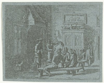 Interior of a Tavern by Anthonie van den Bos
