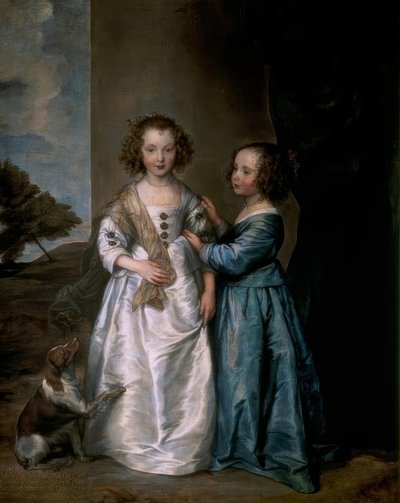 Portrait of Elisabeth and Philadelphia Wharton by Anthony van Dyck