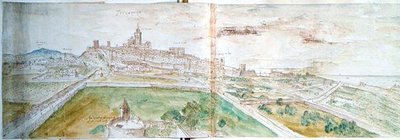 View of Tarragona by Anthonis van den Wyngaerde