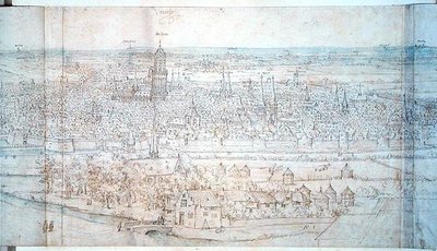 View of Utrecht by Anthonis van den Wyngaerde