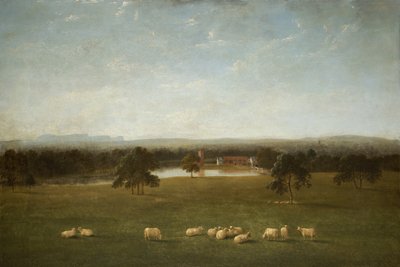 Tabley: The Old Hall from the Park by Anthony Devis