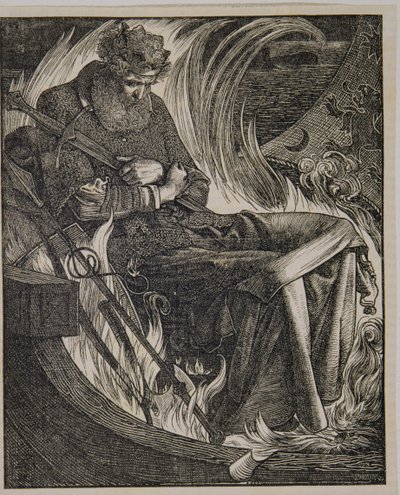 Death of King Warwulf by Anthony Frederick Augustus Sandys