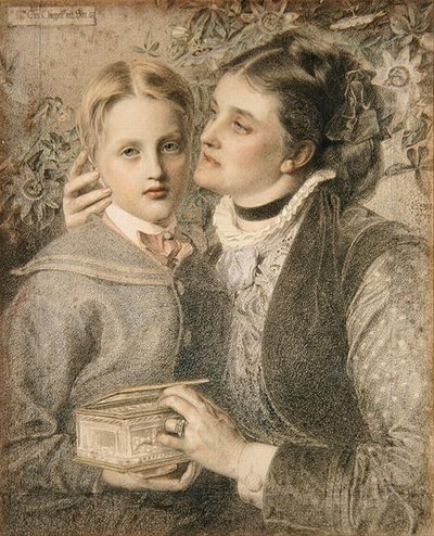 Mrs Tom Chappell and Son by Anthony Frederick Augustus Sandys