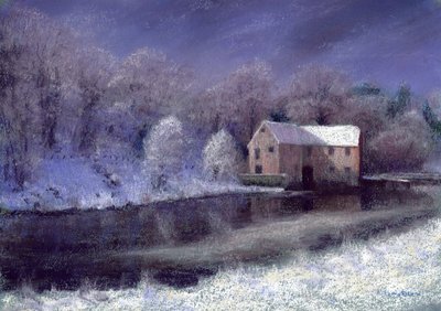 Midwinter at the Mill by Anthony Rule