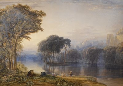 By the Rivers of Babylon by Anthony Vandyke Copley Fielding