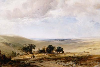 The South Downs by Anthony Vandyke Copley Fielding