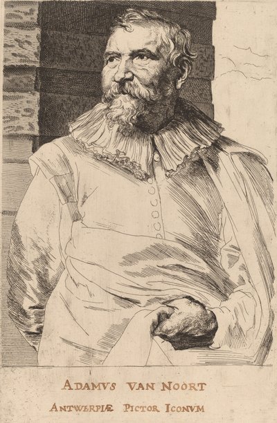Adam van Noort by Anthony van Dyck