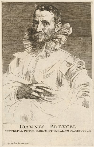 Jan Bruegel the Elder, probably 1626-1641 by Anthony van Dyck