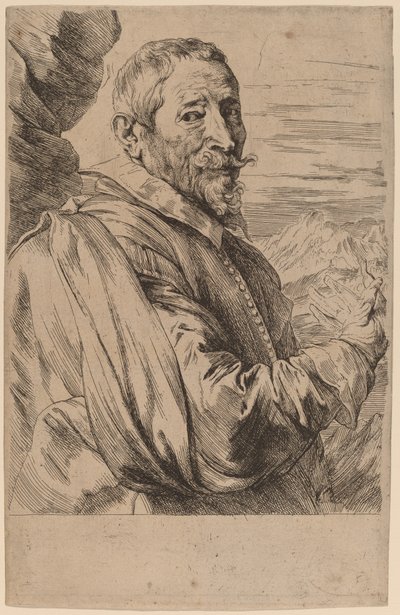 Jodocus de Momper by Anthony van Dyck
