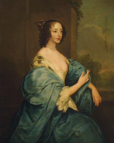 Portrait of Queen Henrietta Maria by Anthony van Dyck