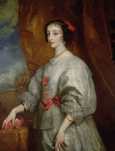 Queen Henrietta Maria by Anthony van Dyck