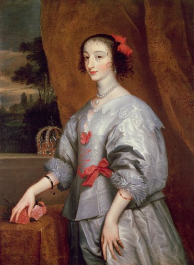 Queen Henrietta Maria by Anthony van Dyck
