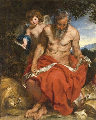 Saint Jerome by Anthony van Dyck