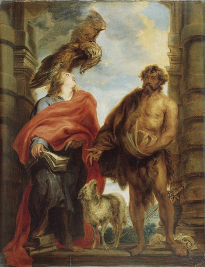 The Two Holy Saints John by Anthony van Dyck