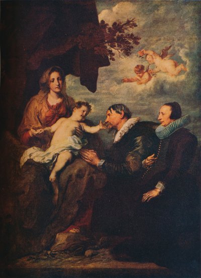 The Virgin with Donors by Anthony van Dyck