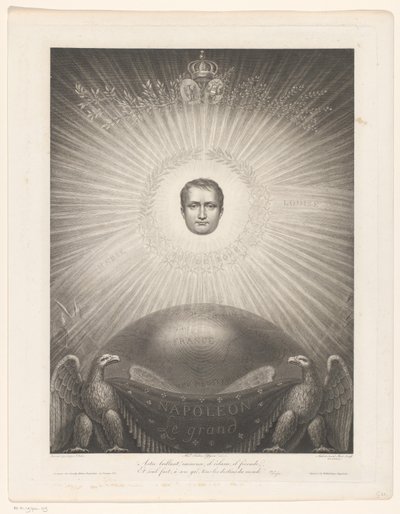 Glorification of Napoleon Bonaparte by Antoine Aubert