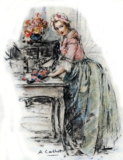 Portrait of Charlotte by Antoine Calbet
