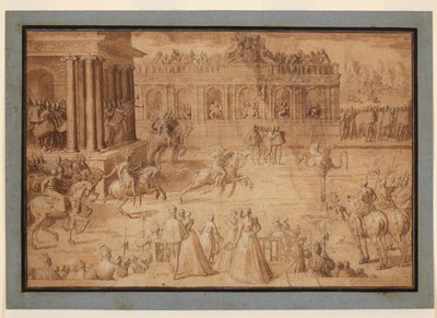 A Quintain by Antoine Caron