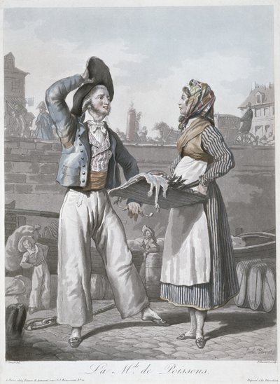 The Fish Seller by Antoine Charles Horace Vernet