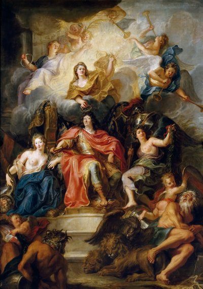 The Glorification of Louis XIV by Antoine Coypel