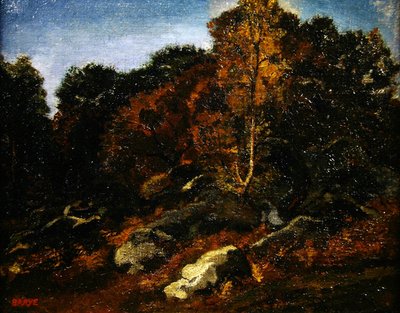 Autumn at Fontainebleau by Antoine Louis Barye