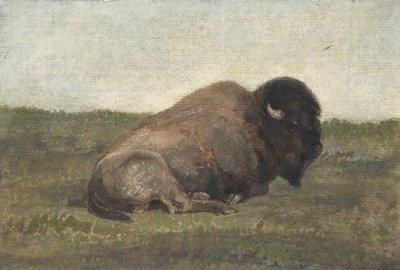 Bison Lying Down by Antoine Louis Barye