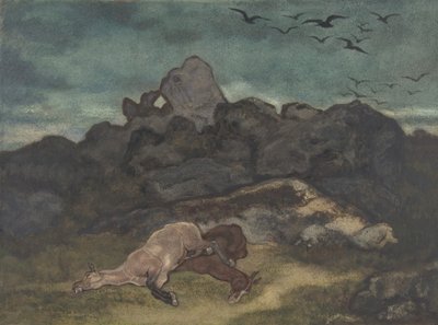 Dead Horses, 1810-75 by Antoine Louis Barye