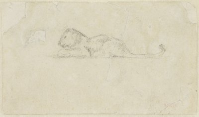 Seated Lioness by Antoine Louis Barye