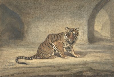 Tiger, 1810-75 by Antoine Louis Barye