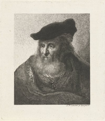 Portrait of a Rabbi by Antoine Marie Labouchere