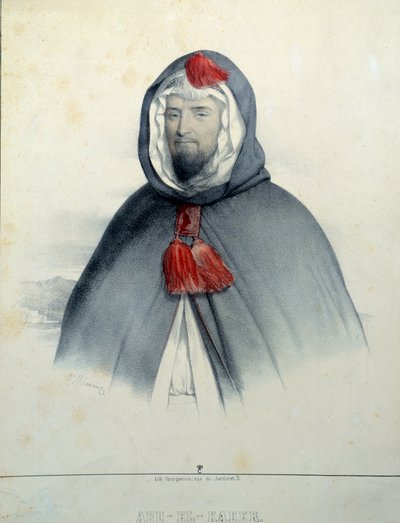 Portrait of Abd El Kader by Antoine Maurin