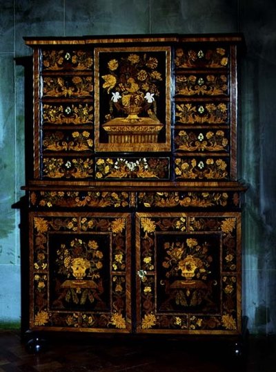 Marquetry Cabinet by Antoine Robert Gaudreau