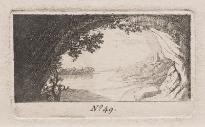 Landscape with Arched Rocks by Antoine de Marcenay de Ghuy