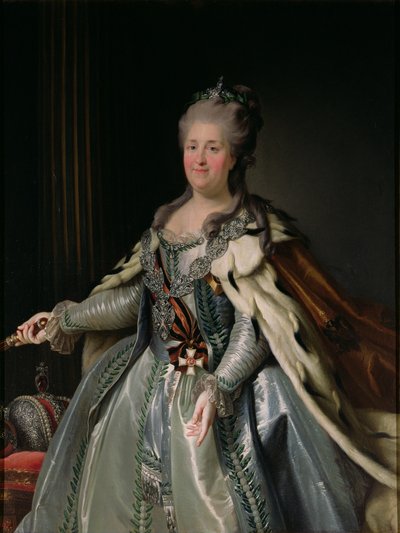 Portrait of Catherine II by Anton Albertrandi