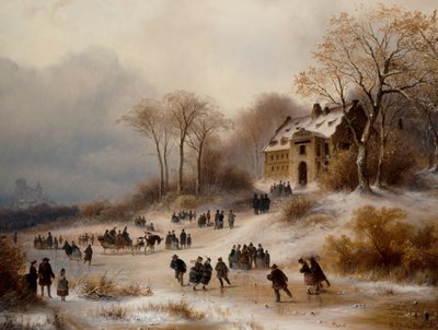 Winter Landscape by Anton Doll