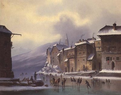 Winter Landscape by Anton Doll