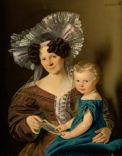 Mother with Child by Anton Einsle