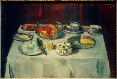 Set Table by Anton Faistauer