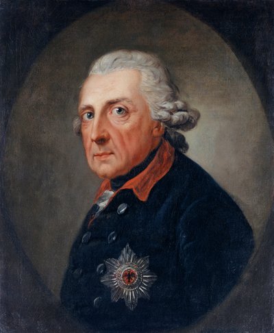 Frederick the Great by Anton Graff