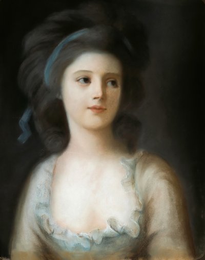 Portrait of Countess Zofia Potocka-Witt by Anton Graff