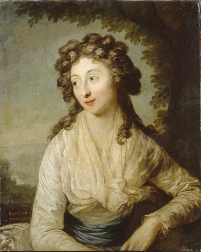 Portrait of Konstancja Lubomirska Rzewuska, 1789 by Anton Graff