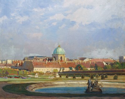 View of the Salesian Church by Anton Hans Karlinsky