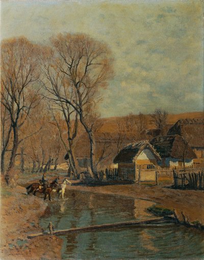 Early Spring in East Galicia by Anton Hans Karlinsky