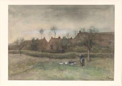 Bleaching Field by Anton Mauve