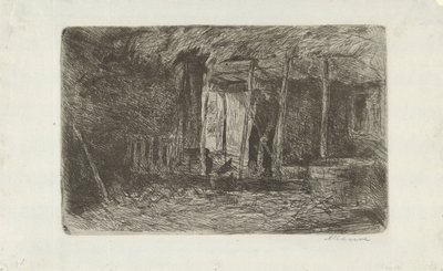 Hay Barn by Anton Mauve